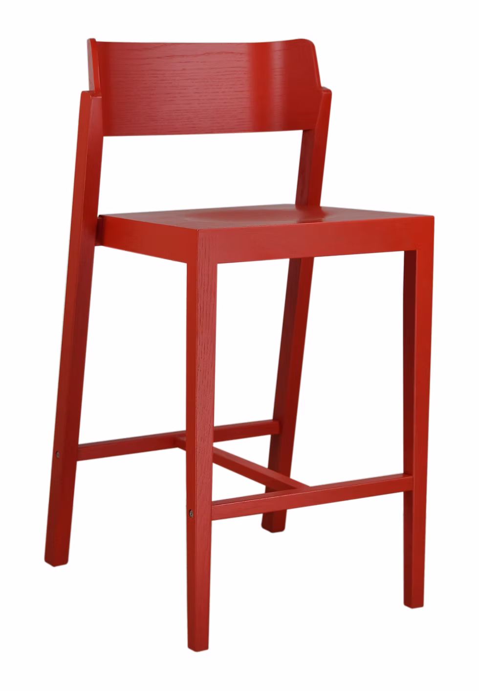 The 100 Counter Stool in red